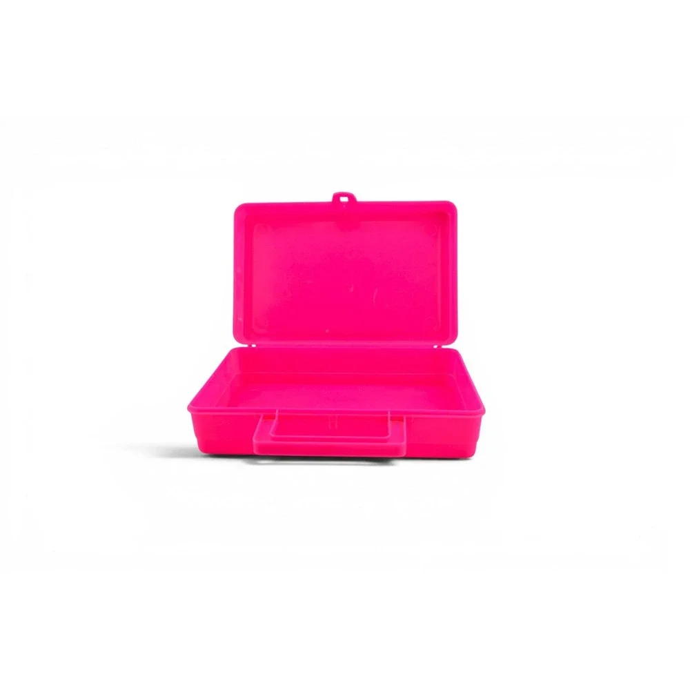 Vintage 1993 Barbie for Girls Hot Pink Plastic Carry Case